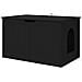 Casa per Gatti Nero 85 x 55 x 50,5 cm Legno multistrato - Foto miniatura 1