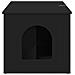 Casa per Gatti Nero 85 x 55 x 50,5 cm Legno multistrato - Foto miniatura 8