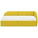 Struttura Letto Angolare con Materasso 2 pcs Giallo Velluto - Foto miniatura 5