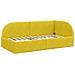 Struttura Letto Angolare con Materasso 2 pcs Giallo Velluto - Foto miniatura 6