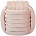 Pouf Softy In Velluto Rosa — 45×45×45 Cm - Foto miniatura 1