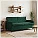 Divano letto Verde Scuro Tessuto - Foto miniatura 4