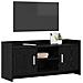 Mobile TV 102 x 33 x 47 cm Rovere Nero Legno ingegnerizzato - Foto miniatura 2