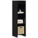 Libreria Rovere Nero 30 x 30 x 111 cm Legno ingegnerizzato - Foto miniatura 2