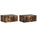 Armadio da Notte 2 pcs Rovere Fumo 49 x 34,5 x 20 cm - Foto miniatura 1