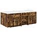 Struttura Letto Loft con Mobile con porta 3 pcs Rovere Fumo - Foto miniatura 1