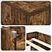 Struttura Letto Loft con Mobile con porta 3 pcs Rovere Fumo - Foto miniatura 6