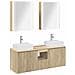 Set di Armadi da Bagno 5 pcs Rovere Sonoma Legno ingegnerizzato - Foto miniatura 1