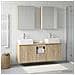 Set di Armadi da Bagno 5 pcs Rovere Sonoma Legno ingegnerizzato - Foto miniatura 2