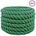 Corda di Cotone 30 mm 50 m Verde 100% Cotone - Foto miniatura 3