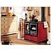 Cucina a Legna Rosa Liberty Potenza Termica Nominale 6,5 kW 185 m3 Riscaldabili Colore Bordeaux - Foto miniatura 3