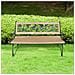 Panchina da Giardino 122 cm in Legno - Foto miniatura 2