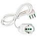 42107 prolunghe e multiple 3 m 2 presa (e) AC Verde, Bianco - Foto miniatura 2