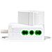 42107 prolunghe e multiple 3 m 2 presa (e) AC Verde, Bianco - Foto miniatura 5