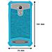 Cover Bumper Universale Smartphone Da 5 A 5.3 Pollici In Silicone Gel Azzurro - Foto miniatura 7