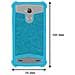 Cover Bumper Universale Smartphone Da 5 A 5.3 Pollici In Silicone Gel Azzurro - Foto miniatura 5