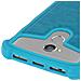 Cover Bumper Universale Smartphone Da 5 A 5.3 Pollici In Silicone Gel Azzurro - Foto miniatura 4