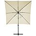 Ombrellone Da Giardino Beige / grigio Scuro 250 X 250 X 235 Cm Monza - Foto miniatura 17