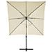 Ombrellone Da Giardino Beige / grigio Scuro 250 X 250 X 235 Cm Monza - Foto miniatura 14