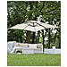 Ombrellone Da Giardino Beige / grigio Scuro 250 X 250 X 235 Cm Monza - Foto miniatura 20