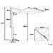 Ombrellone Da Giardino Beige / grigio Scuro 250 X 250 X 235 Cm Monza - Foto miniatura 9