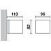 Isora Ip65 40w, Applique, - Grigio - Foto miniatura 2