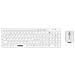 Kit Mouse + Tastiera Wireless (Layout Italiano) Colore Bianco - Foto miniatura 1