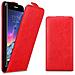 Custodia Compatibile Con Lg K8 2017 In Rosso Mela - Coperchio Protettivo In Design Flip Con Chiusura Magnetica - Foto miniatura 9