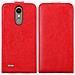 Custodia Compatibile Con Lg K8 2017 In Rosso Mela - Coperchio Protettivo In Design Flip Con Chiusura Magnetica - Foto miniatura 10