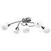 Lampadario Con Paralumi In Ceramica 5 Lampadine E14 A Coppa - Foto miniatura 4