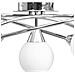 Lampadario Con Paralumi In Ceramica 5 Lampadine E14 A Coppa - Foto miniatura 6