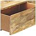 Tavolo Consolle 100x35x76 Cm In Legno Massello Di Mango - Foto miniatura 6