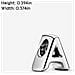 Momenti Lettera A Alfabeto Charm Sterling Silver 797.455 - Foto miniatura 2