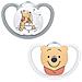 Spazio Bambino Dummy 0-6 Mesi Succhietti Con Ventilazione Supplementare Bpa-free Silicone Disney Winnie The Pooh 2 Conte - Foto miniatura 1