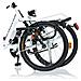 Bicicletta pieghevole 20" colore Bianco - Foto miniatura 2