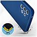 Cover Per Samsung Galaxy A33 5g Silicone Semi-rigido Soft-touch Azzurra - Foto miniatura 3
