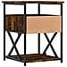 Comodino Rovere Fumo 40x42x55 Cm Legno Multistrato - Foto miniatura 4