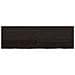 Piano Tavolo Marrone 200x60x (2-4) cm Rovere Massello Trattato - Foto miniatura 5