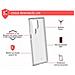 Cover Rinforzata Per Samsung Galaxy S22 Ultra 5g Life, Trasparente - Foto miniatura 2