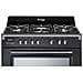 Cucina Elettrica MEM 965 NN ED 5 Fuochi a Gas Forno Elettrico Multifunzione Termoventilato Classe A Dimensioni 90 x 60 cm Colore Nero Mastercook - Foto miniatura 3