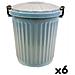 Secchio Della Spazzatura Con Coperchio 23 L (6 Unità) - Foto miniatura 1
