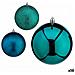 Set Di Palline Di Natale Azzurro Plastica 10 X 11 X 10 Cm (16 Unità) - Foto miniatura 1