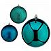 Set Di Palline Di Natale Azzurro Plastica 10 X 11 X 10 Cm (16 Unità) - Foto miniatura 2