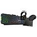 Tastiera e Mouse Cablato 3760162067033 per Gaming (Layout Francese) Colore Nero - Foto miniatura 1