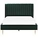 Letto Velluto Marville 140 X 200 Cm Verde Smeraldo - Foto miniatura 6