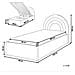 Letto Contenitore Velluto Rosa 90 X 200 Cm Anet - Foto miniatura 2