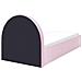 Letto Contenitore Velluto Rosa 90 X 200 Cm Anet - Foto miniatura 5