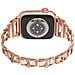Cinturino Per Apple Watch 38/40/41mm In Acciaio Inossidabile Butterfly, Rosa - Foto miniatura 2