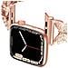Cinturino Per Apple Watch 38/40/41mm In Acciaio Inossidabile Butterfly, Rosa - Foto miniatura 3