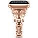 Cinturino Per Apple Watch 38/40/41mm In Acciaio Inossidabile Butterfly, Rosa - Foto miniatura 4